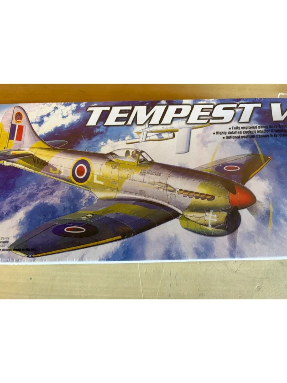 Academy 1/72 Hawker Tempest V British Fighter Plastic Model Kit - 12466
